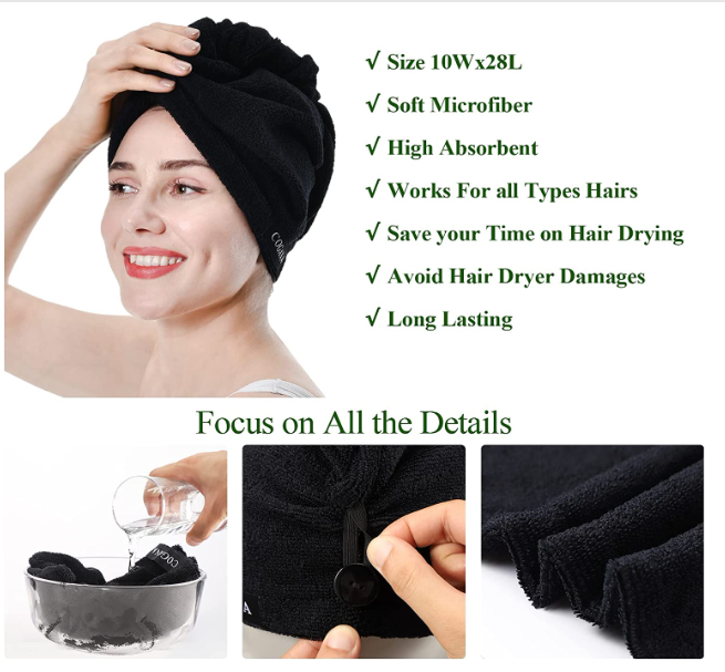 Microfiber Hair Towel